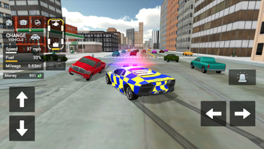 اسکرین شات بازی City Police Car Driving Chase 1