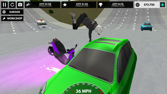 اسکرین شات بازی Extreme Bike Driving 3D 3