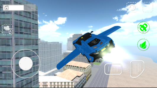 اسکرین شات بازی Flying Sports Car Simulator 7