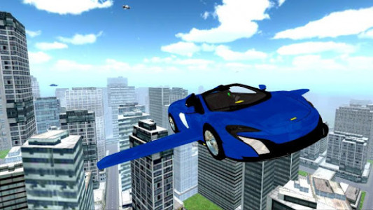 اسکرین شات بازی Flying Sports Car Simulator 5
