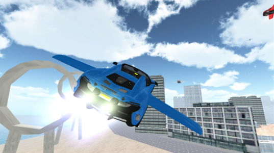 اسکرین شات بازی Flying Sports Car Simulator 2