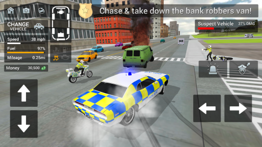 اسکرین شات بازی Police Car Driving Motorbike 2