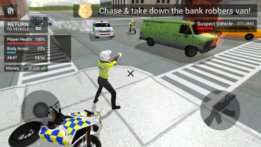 اسکرین شات بازی Police Car Driving Motorbike 4
