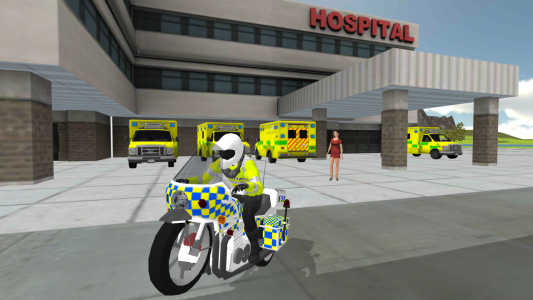 اسکرین شات بازی Police Car Driving Motorbike 7