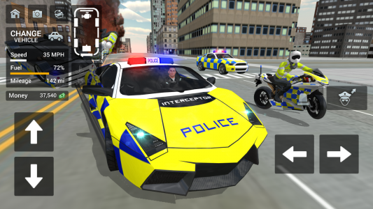اسکرین شات بازی Police Car Driving Motorbike 1