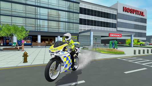 اسکرین شات 7 بازی Police Car Driving Motorbike