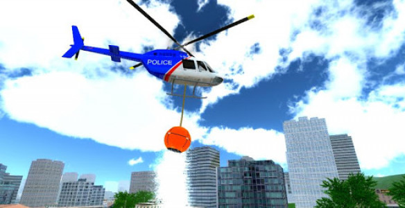 اسکرین شات بازی Police Helicopter City Flying 2