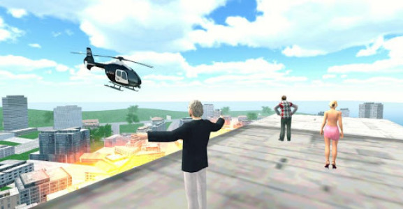 اسکرین شات بازی Police Helicopter City Flying 3