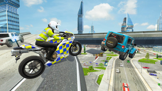 اسکرین شات 4 بازی Police Motorbike Simulator 3D