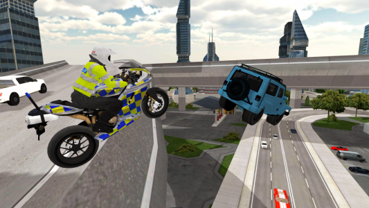 اسکرین شات بازی Police Motorbike Simulator 3D 4