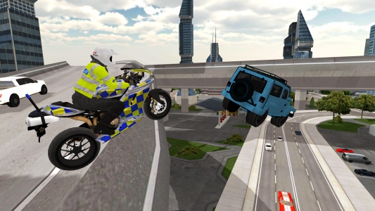 اسکرین شات 4 بازی Police Motorbike Simulator 3D