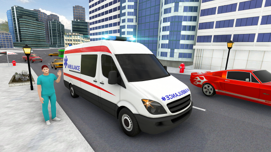 اسکرین شات بازی Ambulance Simulator Car Driver 3
