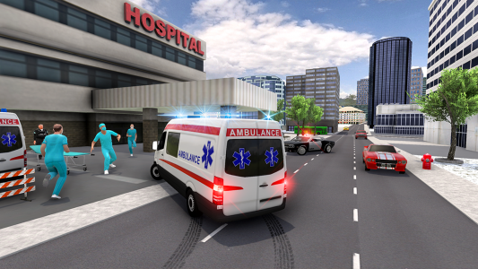 اسکرین شات بازی Ambulance Simulator Car Driver 1