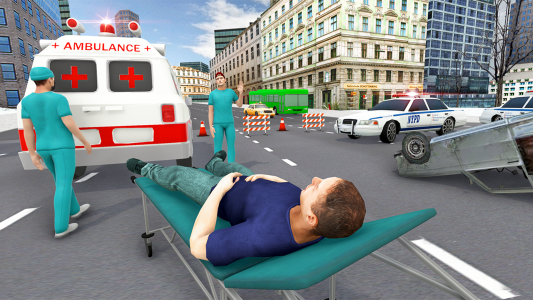 اسکرین شات بازی Ambulance Simulator Car Driver 2