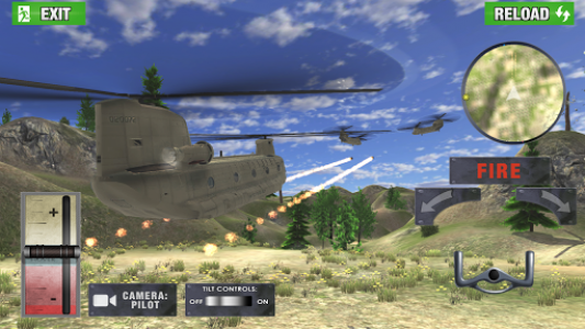 اسکرین شات بازی Army Helicopter Flying Simulator 4