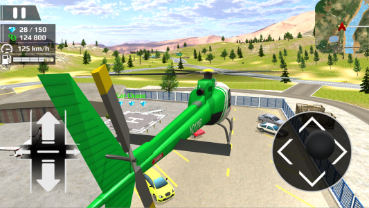 اسکرین شات بازی Helicopter Flying Car Driving 8