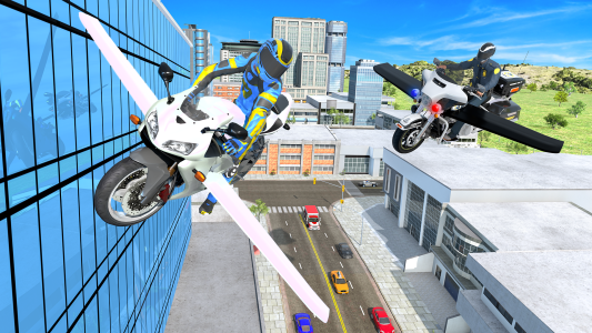 اسکرین شات 1 بازی Flying Motorbike Simulator