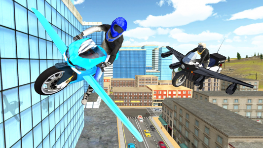 اسکرین شات بازی Flying Motorbike Simulator 1