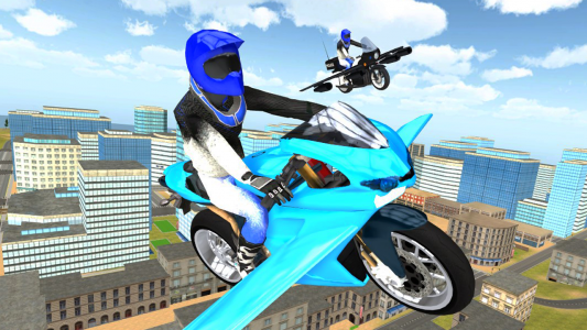 اسکرین شات بازی Flying Motorbike Simulator 7