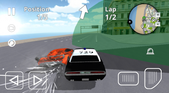 اسکرین شات بازی Police Car City Driving 6