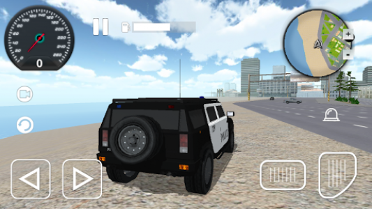 اسکرین شات بازی Police Car City Driving 3
