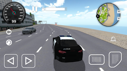 اسکرین شات بازی Police Car City Driving 1