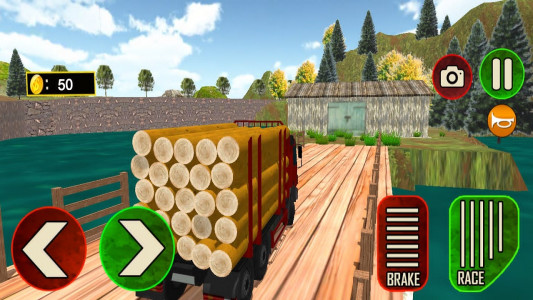 اسکرین شات بازی Offroad Cargo Truck Drive Game 6