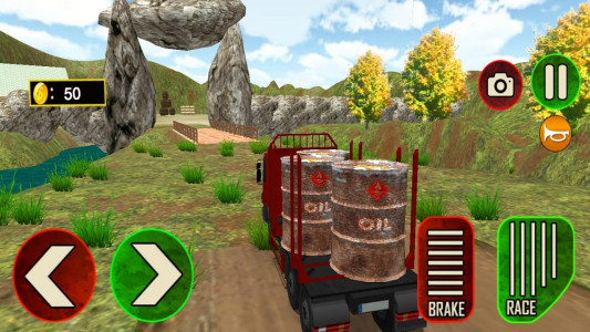 اسکرین شات بازی Offroad Cargo Truck Drive Game 5