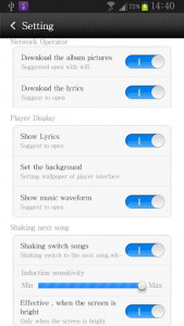 اسکرین شات برنامه Music Player HQ 4