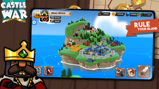 اسکرین شات بازی Castle War: Idle Island 1