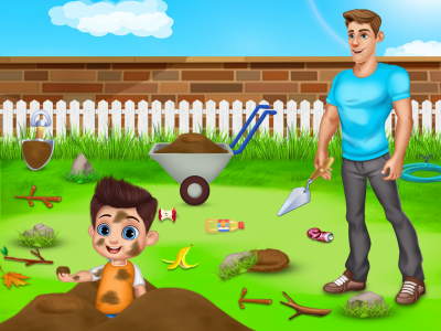 اسکرین شات بازی Daddy’s Helper Fun - Messy Room Cleanup 3