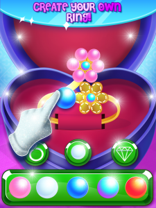 اسکرین شات بازی Jewelry Maker game - Design Jewellery for girls 2
