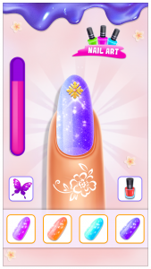 اسکرین شات بازی Nail polish game nail art 2