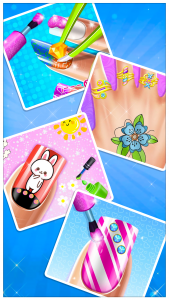 اسکرین شات بازی Nail polish game nail art 4