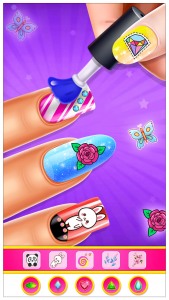 اسکرین شات بازی Nail polish game nail art 1