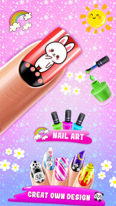 اسکرین شات بازی Nail polish game nail art 3