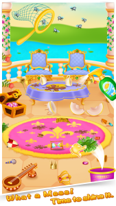 اسکرین شات 3 بازی Girls royal home cleanup game