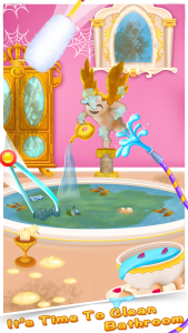 اسکرین شات 4 بازی Girls royal home cleanup game