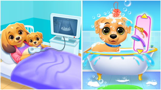 اسکرین شات 1 بازی newborn babyshower - dog game