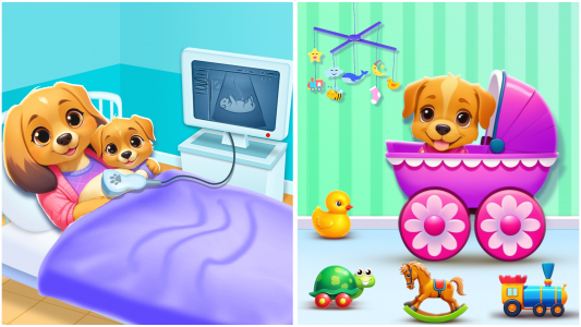 اسکرین شات بازی newborn babyshower - dog game 4