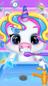 اسکرین شات 5 بازی my unicorn care salon game