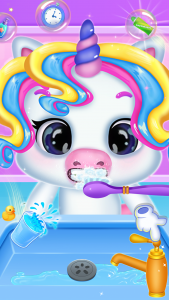 اسکرین شات بازی my unicorn care salon game 5