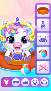 اسکرین شات بازی my unicorn care salon game 3