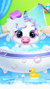 اسکرین شات 2 بازی my unicorn care salon game