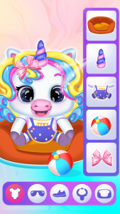 اسکرین شات 3 بازی my unicorn care salon game