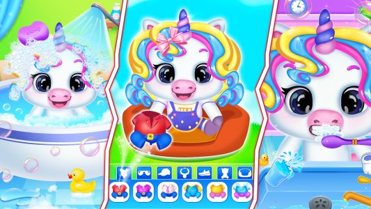 اسکرین شات بازی my unicorn care salon game 1