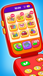 اسکرین شات 1 بازی Baby Phone Fun Baby Games