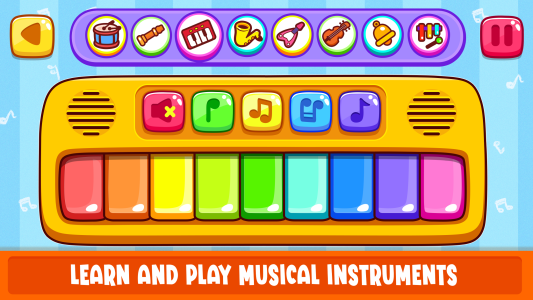 اسکرین شات 3 بازی Piano Kids Toddler Music Games