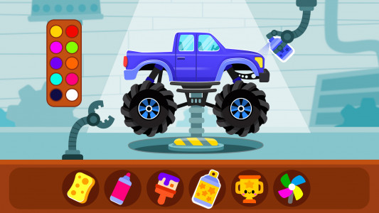 اسکرین شات بازی Monster Truck Games: Car Games 4
