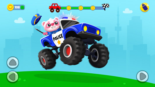 اسکرین شات بازی Monster Truck Games: Car Games 1